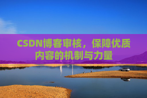 CSDN博客审核,保障优质内容的机制与力量